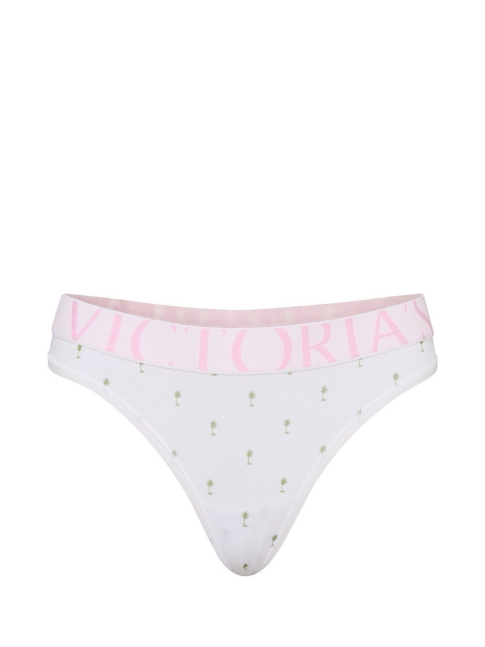 Victoria's Secret Logo Palm-Print Thong Panty